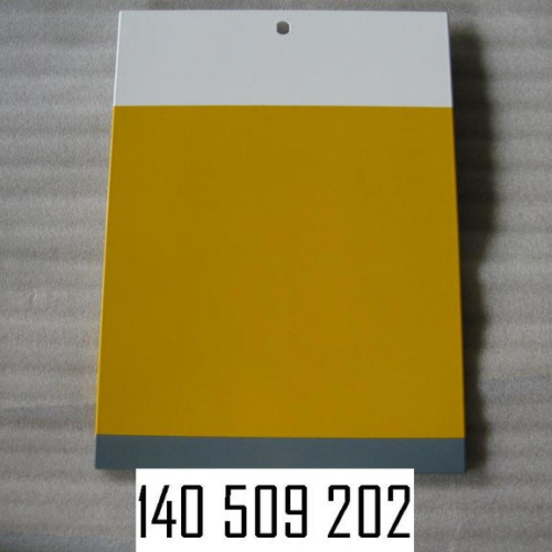 140509202 - SIDE PANEL 520 WHITE/GREY/YELLOW ENAMEL. Z.SHELL MPD EURO 800